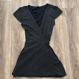 Brandy Melville black wrap dress.